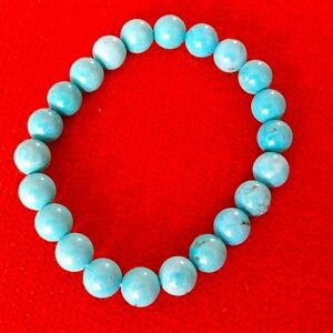 Turquoise beaded bracelet,